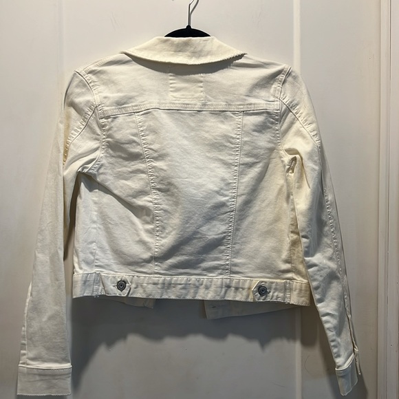 EUC Mudd white Jean jacket. Size XS - Picture 3 of 4